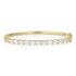 3.45ct emerald cut white diamond modern no-roll bangle <span class='visuallyhidden'>Text, phone 323-404-2959 for shopping assistance.</span>